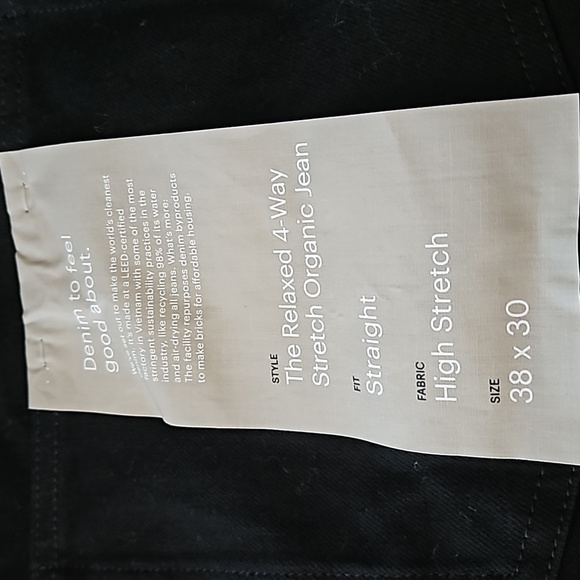 *NWT* Everlane Organic Straight Denim - Picture 9 of 9